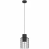 Lampes Industrielles-Luminaires Eglo Suspension Eglo-Leuchten MILLIGAN Noir, Blanc, 1 lumière