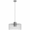 Lampes Industrielles-Luminaires Eglo Suspension Eglo-Leuchten MILLIGAN Zingué, Blanc, 1 lumière
