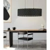 Lampes En Tissu-Luminaires Eglo Suspension Eglo-Leuchten MARASALES Noir, 2 lumières