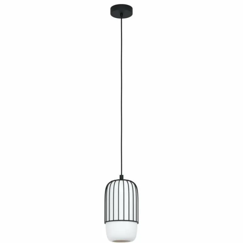 Luminaires Eglo Suspension Eglo-Leuchten MULEGES Noir, 1 lumière
