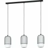 Luminaires Eglo Suspension Eglo-Leuchten MULEGES Noir, 3 lumières