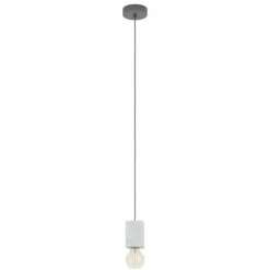 Lampes Vintages & Rétros-Luminaires Eglo Suspension Eglo-Leuchten PRESTWICK Noir, 1 lumière