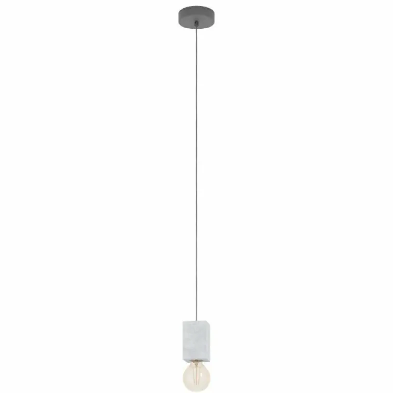 Lampes Vintages & Rétros-Luminaires Eglo Suspension Eglo-Leuchten PRESTWICK Noir, 1 lumière