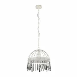 Luminaires Eglo Suspension Eglo-Leuchten STEELEVILLE Noir, Transparent, 1 lumière