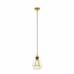Lampes Vintages & Rétros-Luminaires Eglo Suspension Eglo-Leuchten TARBES Laiton, 1 lumière