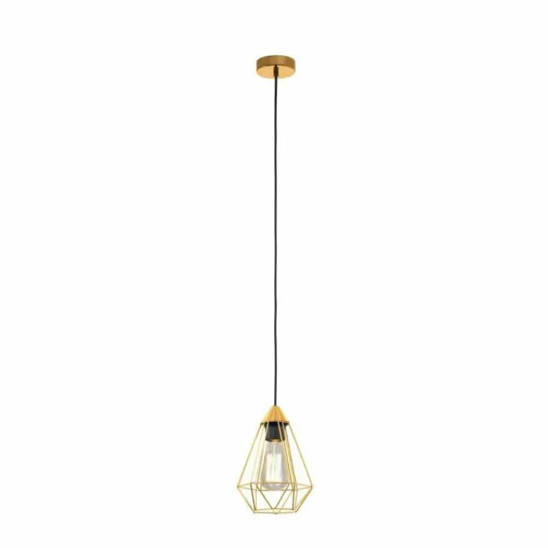 Lampes Vintages & Rétros-Luminaires Eglo Suspension Eglo-Leuchten TARBES Laiton, 1 lumière
