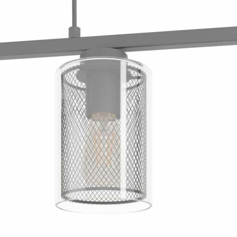 Luminaires Eglo Suspension Eglo-Leuchten ZOCABON Noir, 4 lumières