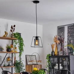 Suspension Verre Fumé-hofstein Suspension Ehtamo Noir, 1 lumière