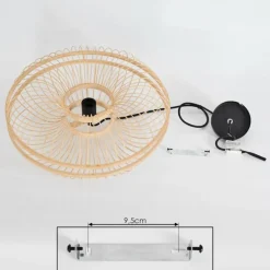 Luminaires Scandinaves-hofstein Suspension Ellekom Noir, 1 lumière