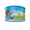 Lampes En Bois-Luminaires Elobra Suspension Elobra ANGEL Bleu, 1 lumière