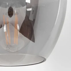 Suspension Verre Fumé-hofstein Suspension Erruretuhu Noir, 3 lumières