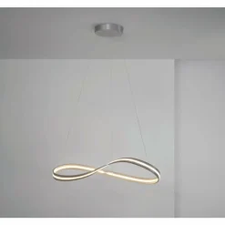 Luminaires Escale Suspension Escale Infinity LED Nickel mat, 1 lumière