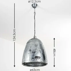 Lampes Industrielles-hofstein Suspension Eskilsun Rouille, 1 lumière