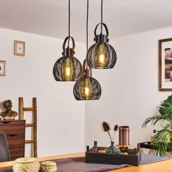 hofstein Suspension Espada Noir, 3 lumières* Suspensions