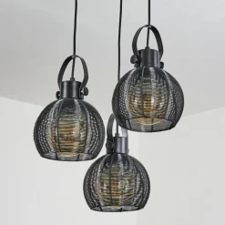 hofstein Suspension Espada Noir, 3 lumières* Suspensions