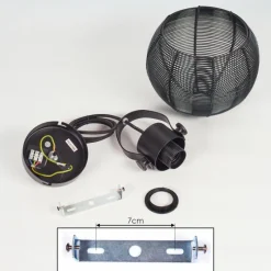 hofstein Suspension Espada Noir, 1 lumière