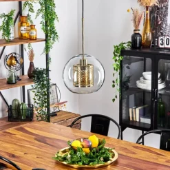 hofstein Suspension Espejuelo Laiton, Noir, 1 lumière