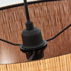 Style Boho-Chic-hofstein Suspension Exchange Noir, 1 lumière