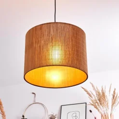 Style Boho-Chic-hofstein Suspension Exchange Noir, 1 lumière