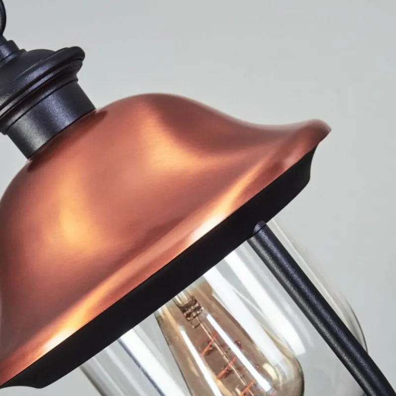 hofstein Suspension extérieur Gascon Noir, 1 lumière