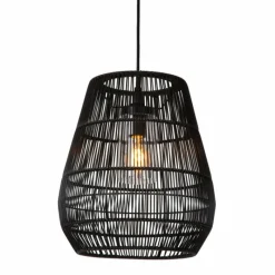 Style Boho-Chic-Luminaires Lucide Suspension extérieure Lucide NERIDA Noir, 1 lumière