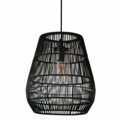 Style Boho-Chic-Luminaires Lucide Suspension extérieure Lucide NERIDA Noir, 1 lumière
