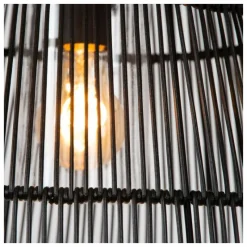 Style Boho-Chic-Luminaires Lucide Suspension extérieure Lucide NERIDA Noir, 1 lumière