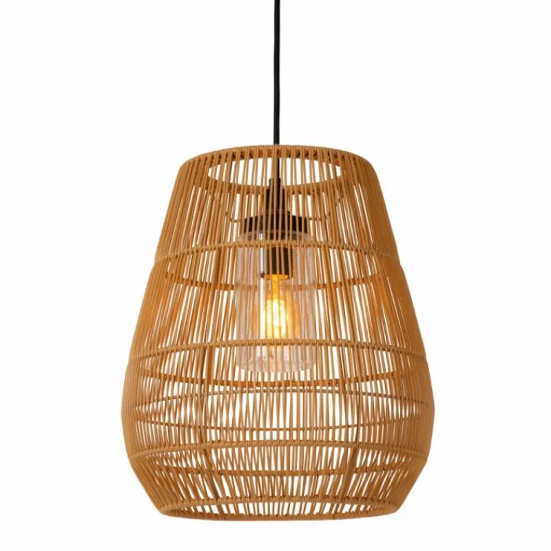Style Boho-Chic-Luminaires Lucide Suspension extérieure Lucide NERIDA Noir, 1 lumière