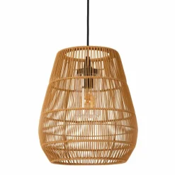 Style Boho-Chic-Luminaires Lucide Suspension extérieure Lucide NERIDA Noir, 1 lumière