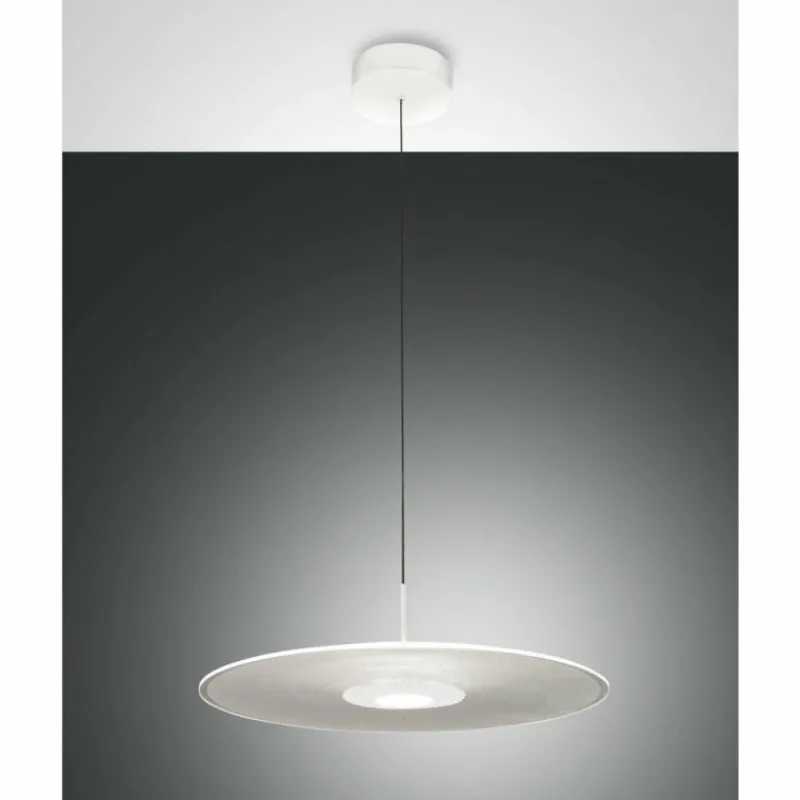 Luminaires Fabas Luce Suspension Fabas Luce Anemone LED Blanc, 1 lumière* Suspensions