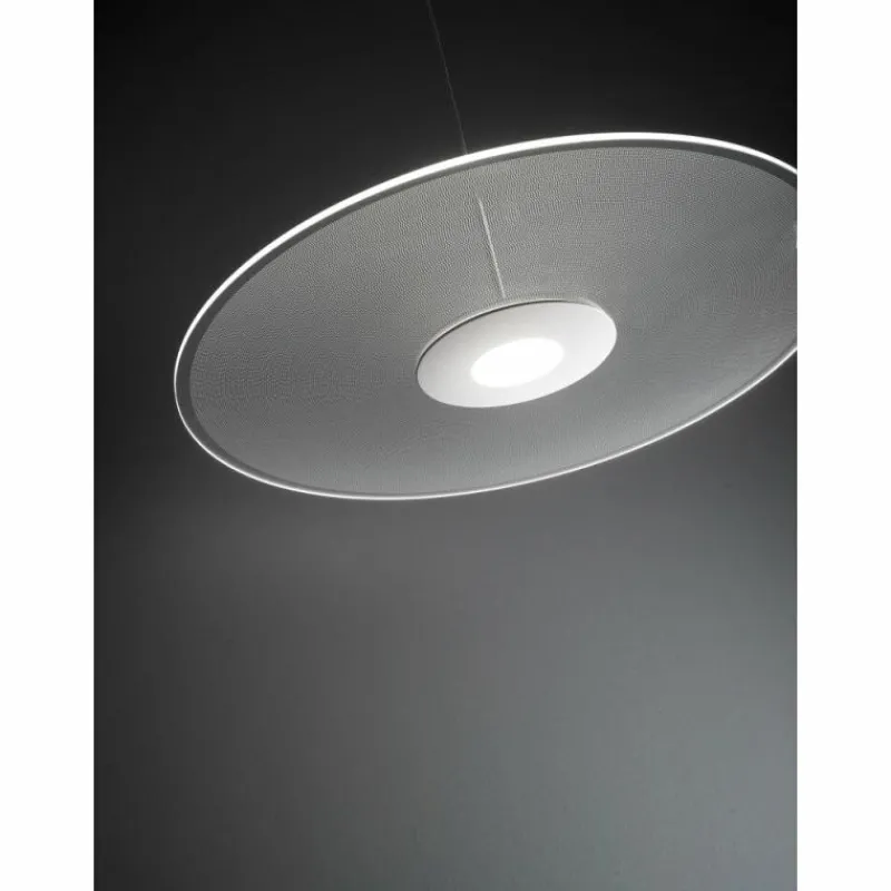 Luminaires Fabas Luce Suspension Fabas Luce Anemone LED Blanc, 1 lumière* Suspensions