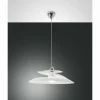 Luminaires Fabas Luce Suspension Fabas Luce Aragon Chrome, 1 lumière
