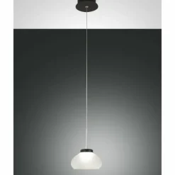 Luminaires Fabas Luce Suspension Fabas Luce Arabella LED Noir, 1 lumière