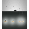 Luminaires Fabas Luce Suspension Fabas Luce Arabella LED Noir, 4 lumières