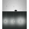 Luminaires Fabas Luce Suspension Fabas Luce Arabella LED Noir, 4 lumières