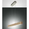 Lampes En Bois-Luminaires Fabas Luce Suspension Fabas Luce Badia LED Bois clair, 1 lumière