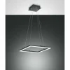 Luminaires Fabas Luce Suspension Fabas Luce Bard LED Anthracite, 1 lumière* Éclairage Led