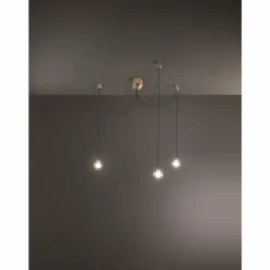 Luminaires Fabas Luce Suspension Fabas Luce Blog LED Or, Noir, 1 lumière