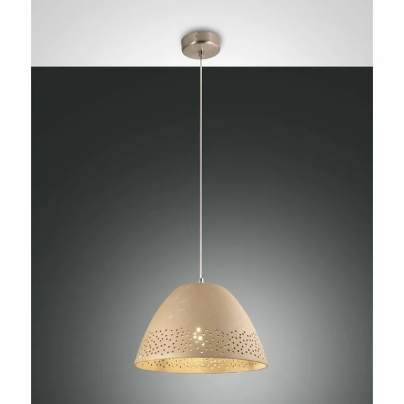 Luminaires Fabas Luce Suspension Fabas Luce Casale Blanc, 1 lumière* Suspensions