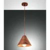 Style Boho-Chic-Luminaires Fabas Luce Suspension Fabas Luce Esino Bois foncé, 1 lumière