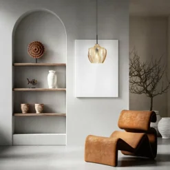 Luminaires Fabas Luce Suspension Fabas Luce Gallura Noir, 1 lumière