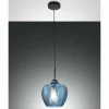 Luminaires Fabas Luce Suspension Fabas Luce Gallura Noir, 1 lumière