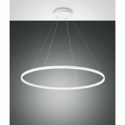 Luminaires Fabas Luce Suspension Fabas Luce Giotto LED Blanc, 1 lumière