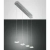 Luminaires Fabas Luce Suspension Fabas Luce Hale LED Aluminium, 4 lumières* Éclairage Led