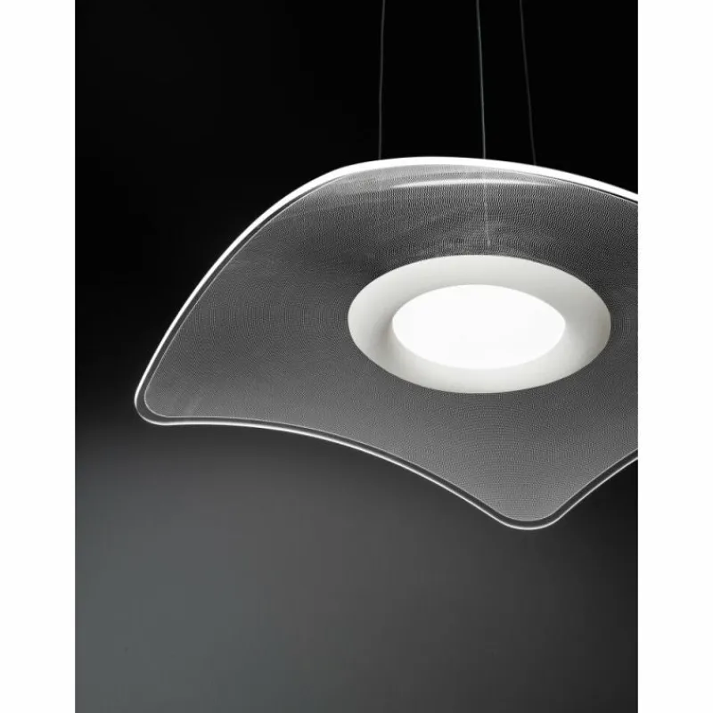 Luminaires Fabas Luce Suspension Fabas Luce Ibiza LED Blanc, 1 lumière* Éclairage Led