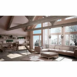 Luminaires Fabas Luce Suspension Fabas Luce Infinity Noir, 1 lumière