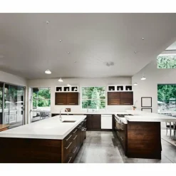 Luminaires Fabas Luce Suspension Fabas Luce Isabella LED Aluminium, Chrome, Nickel mat, 1 lumière