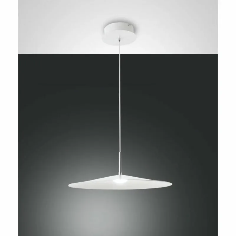 Luminaires Fabas Luce Suspension Fabas Luce Kasa LED Blanc, 1 lumière* Éclairage Led
