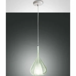 Luminaires Fabas Luce Suspension Fabas Luce Lila Blanc, 1 lumière