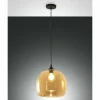 Luminaires Fabas Luce Suspension Fabas Luce Maia Noir, 1 lumière